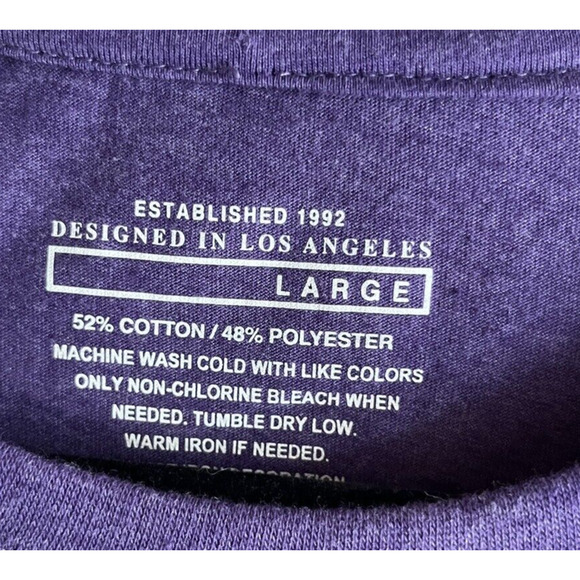 TCU Horned Frogs Shirt Large Adult Gray Casual Spell Out Logo Crew Neck Unisex - Picture 2 of 3